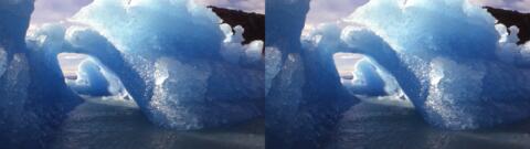 Iceberg à contrejour