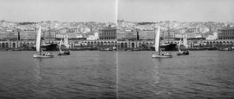 Vue d'Alger prise de la jetée