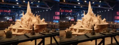 Beaubourg, Chateau de sable pour enfants