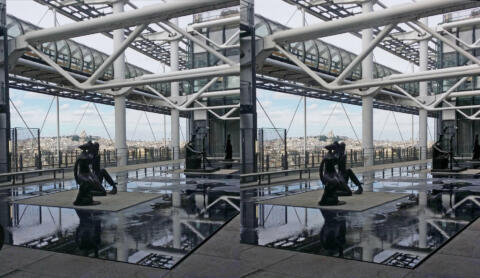 Montmartre vu de Beaubourg