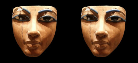 Louvre, Egypte : Yeux incrustés