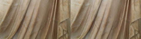 Draperie de statue, musée du Louvre