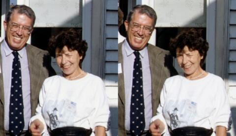 Au congrès ISU 1993 à Eastbourne, avec Humberto Ferreira, professeur à la faculté dentaire de Lisbonne