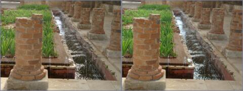 Reconstitution des thermes romains de Conimbriga