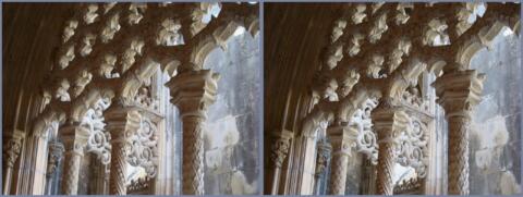 Autre vue dans le cloître de Batalha