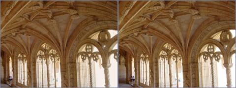 Voûtes du cloître des Hiéronymites, à Belem