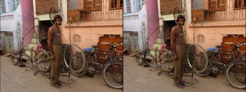 Le réparateur de vélo