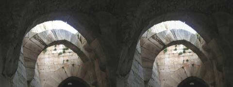 Krak des Chevaliers - Détail des arcades en ogives