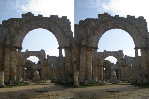 Monastère St Siméon - Le pilier