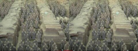Xi'An : L'armée de terre cuite - détail