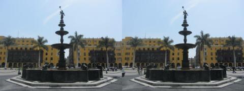 Lima - Fontaine de la Plazza de Armas