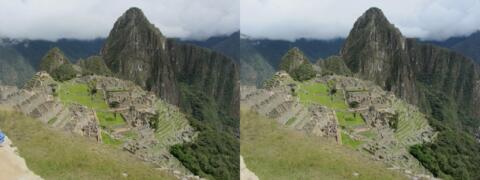 MACHU-PICCHU - Le site devant le WAYNA-PICCHU
