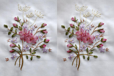 Une autre broderie au ruban