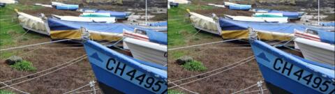Amarrage dans l'anse à Gruel