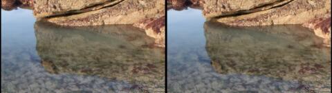 Reflet sur l'estran