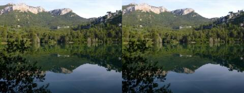 Reflets sur le lac 1