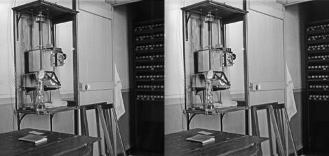 L'électromètre Bernardoff, à l'observatoire
