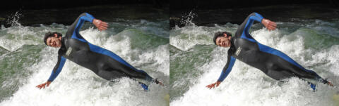 Surfeur en chute