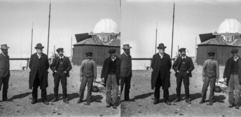 Benjamin Baillaud sur terrasse observatoire