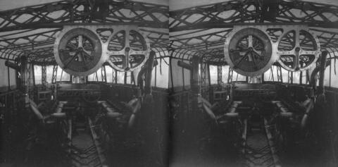 Intérieur d'une nacelle de Zeppelin
