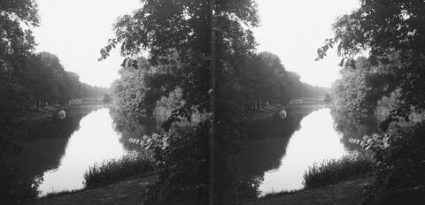 Le Witte Singel, depuis le jardin botannique