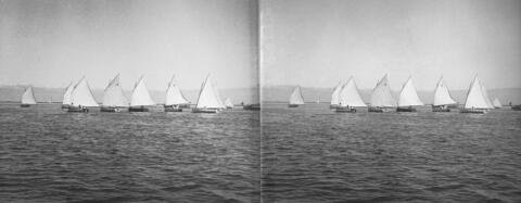 Les Régates, course des monotypes