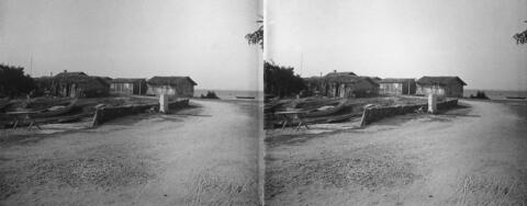 Taussat, le port, fin du bassin