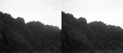 Retour des chêvres sur les escarpements