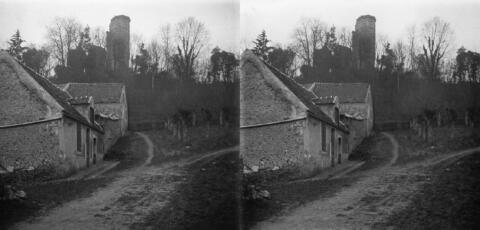 Le donjon vu du village