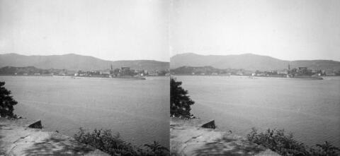 Vue sur Fontarabie et la Bidassoa