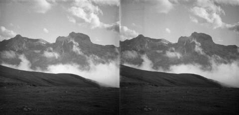 Panorama sur la chaîne : Pic de Ger