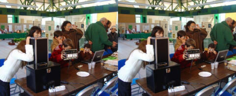 Stand du Stéréo-Club Français à la Fête de la Science de Mennecy