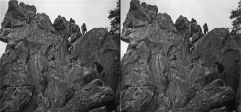 Rocher de la Dame Jeanne. Ascension de Jeannette
