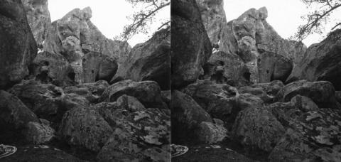 Blocs chaotiques aux rochers de Maunoury