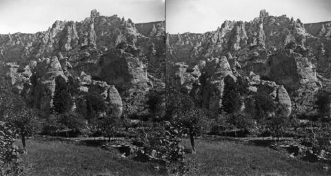 Rochers en amont du Cirque