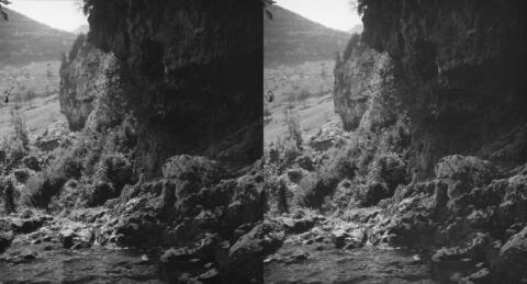 Emplacement de la cascade (à sec), Marg.